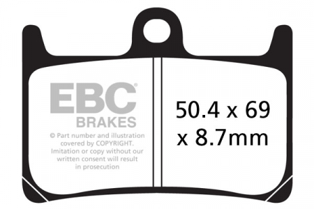 Piese moto - Placute de frana EBC EPFA380HH