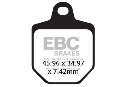 Piese moto - Placute de frana EBC FA433/4