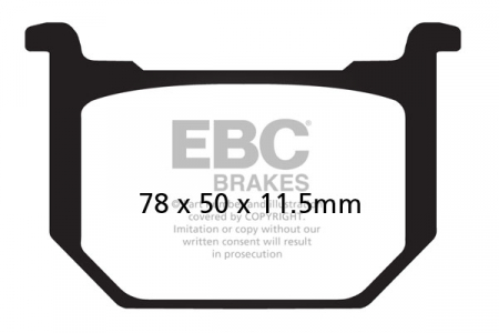 Piese moto - Placute de frana EBC FA051