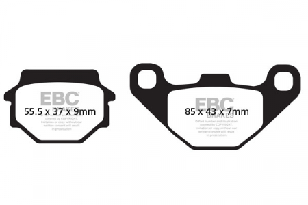 Piese moto - Placute de frana EBC FA067/3