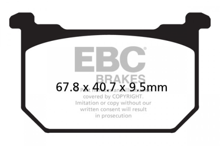 Piese moto - Placute de frana EBC FA068