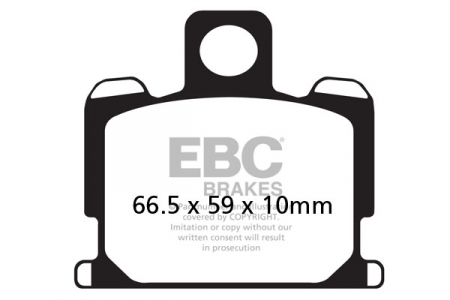 Piese moto - Placute de frana EBC FA070