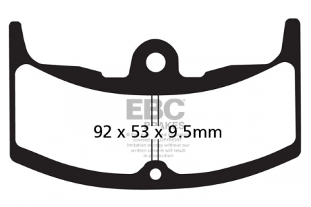 Piese moto - Placute de frana EBC FA080/2