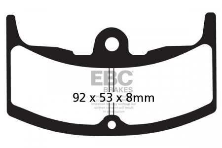 Piese moto - Placute de frana EBC FA080