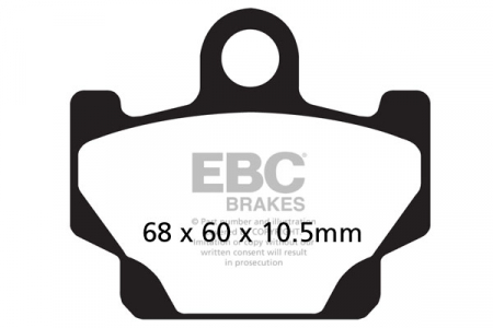 Piese moto - Placute de frana EBC FA081