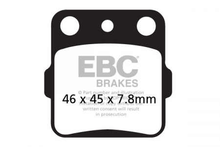 Piese moto - Placute de frana EBC FA084R