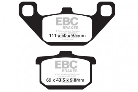 Piese moto - Placute de frana EBC FA085