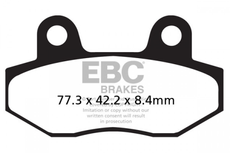 Piese moto - Placute de frana EBC FA086/2
