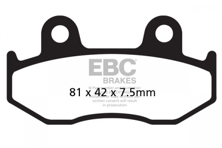Piese moto - Placute de frana EBC FA092R