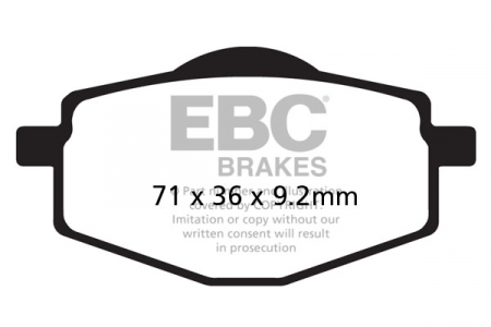 Piese moto - Placute de frana EBC FA101