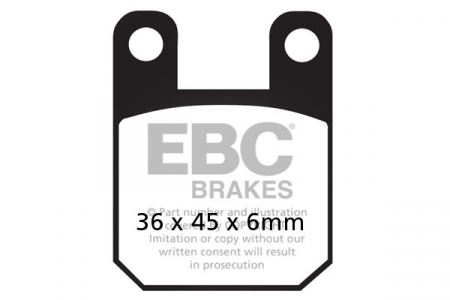 Piese moto - Placute de frana EBC FA115HH