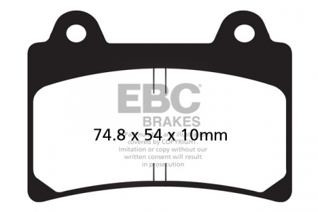 Piese moto - Placute de frana EBC FA123