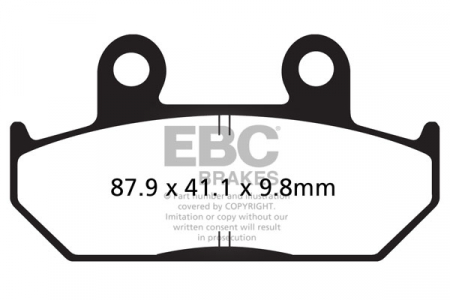 Piese moto - Placute de frana EBC FA124/2