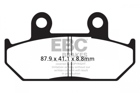 Piese moto - Placute de frana EBC FA124