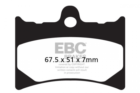 Piese moto - Placute de frana EBC FA126