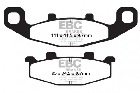 Piese moto - Placute de frana EBC FA129