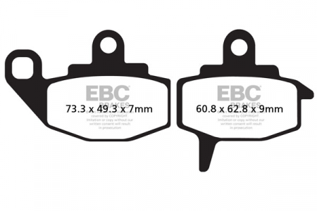 Piese moto - Placute de frana EBC FA130R