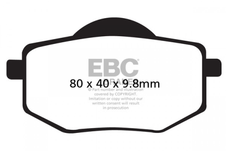 Piese moto - Placute de frana EBC FA136