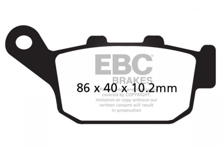 Piese moto - Placute de frana EBC FA140