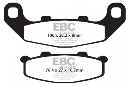 Piese moto - Placute de frana EBC FA141