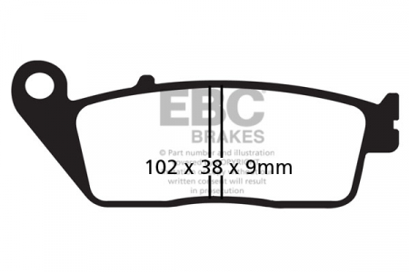 Piese moto - Placute de frana EBC FA142
