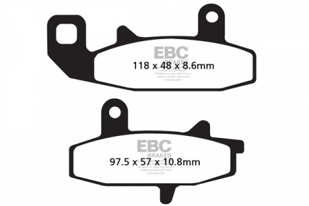Piese moto - Placute de frana EBC FA147