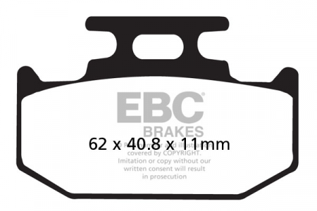 Piese moto - Placute de frana EBC FA152/2R
