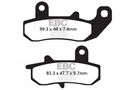 Piese moto - Placute de frana EBC FA157