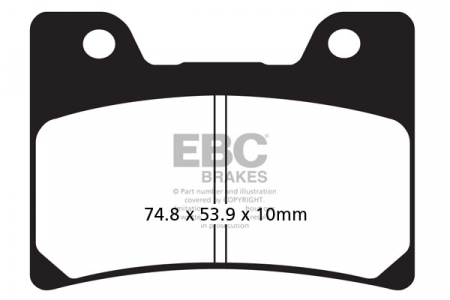 Piese moto - Placute de frana EBC FA160