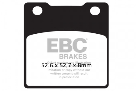 Piese moto - Placute de frana EBC FA161