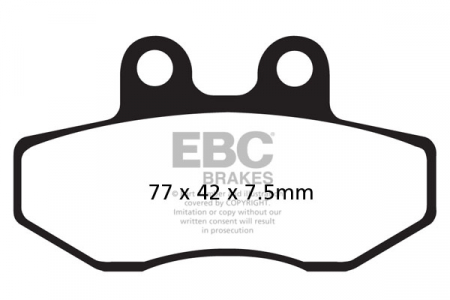 Piese moto - Placute de frana EBC FA167HH