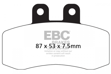 Piese moto - Placute de frana EBC FA177