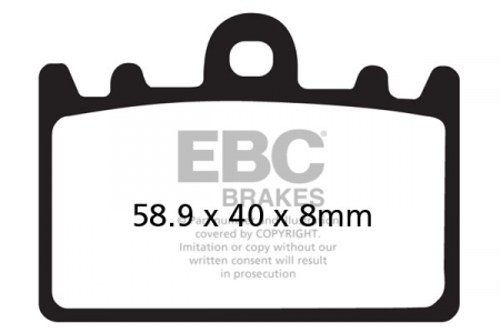 Piese moto - Placute de frana EBC FA180