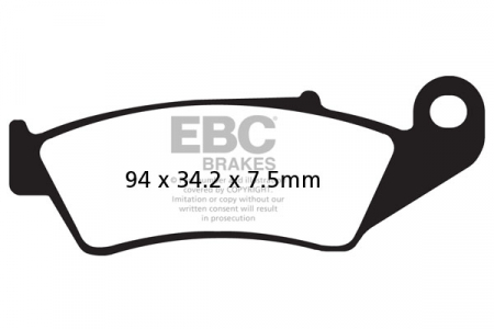 Piese moto - Placute de frana EBC MXS185