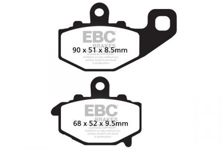 Piese moto - Placute de frana EBC FA192