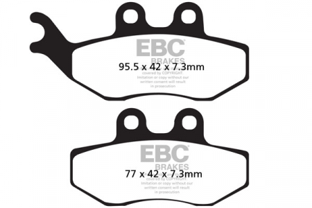 Piese moto - Placute de frana EBC FA194HH