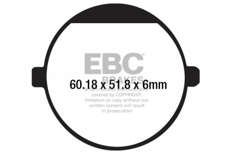 Piese moto - Placute de frana EBC FA198