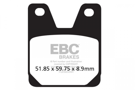 Piese moto - Placute de frana EBC FA267