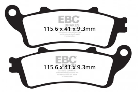 Piese moto - Placute de frana EBC FA281HH
