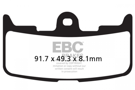 Piese moto - Placute de frana EBC FA345HH