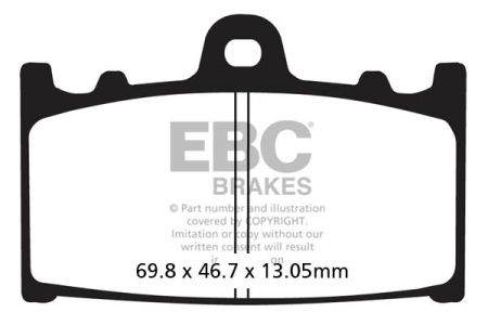 Piese moto - Placute de frana EBC FA366HH