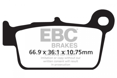Piese moto - Placute de frana EBC MXS367