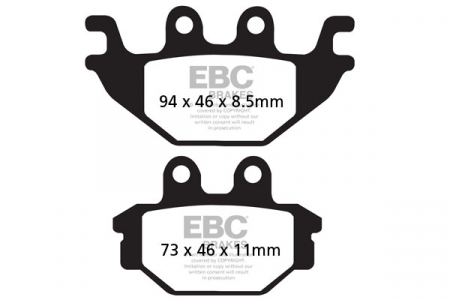 Piese moto - Placute de frana EBC FA377HH