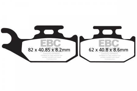 Piese moto - Placute de frana EBC FA414R