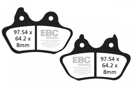 Piese moto - Placute de frana EBC FA434