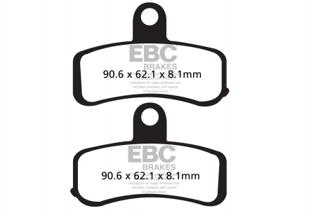 Piese moto - Placute de frana EBC FA457HH