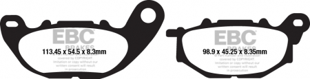 Piese moto - Placute de frana EBC FA663
