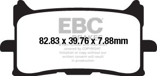 Piese moto - Placute de frana EBC FA679HH