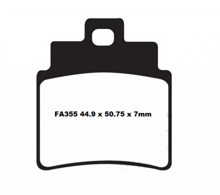 Piese moto - Placute de frana EBC SFA355/4HH