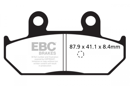 Piese moto - Placute de frana EBC SFA412